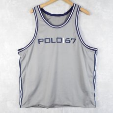 画像1: 90's POLO SPORT Ralph Lauren "POLO|67" ゲームシャツ (1)