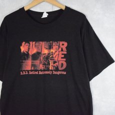 画像1: "R.E.D. Retired Extremely Dangerous" アクション映画 プリントTシャツ BLACK L (1)