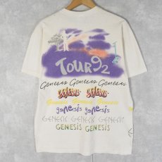 画像2: 90's GENESIS USA製 "TOUR 92" ロックバンドツアーTシャツ L (2)