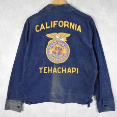 画像1: 60's〜70's FFA "CALIFORNIA TEHACHAPI" ファーマーズコーデュロイジャケット 38 (1)