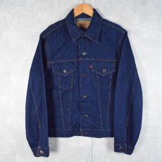 画像1: Levi's 70506-0216 CANADA製 ワンウォッシュデニムジャケット フラッシャー付き DEADSTOCK SIZE40 (1)