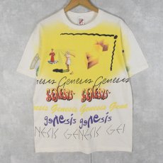 画像1: 90's GENESIS USA製 "TOUR 92" ロックバンドツアーTシャツ L (1)