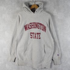 画像1: 90's〜 Champion REVERSE WEAVE "WASHINGTON STATE" スウェットフーディー XL (1)