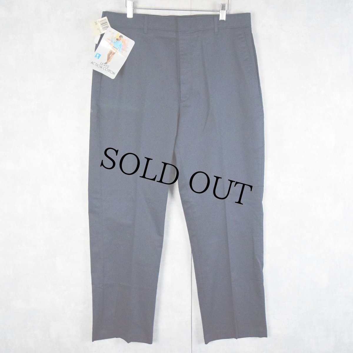 画像1: 80〜90's Levi's ACTION SLACKS DEADSTOCK W35 (1)