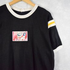 画像1: 90's PIGPEN レンチュラ―ギミック付き レイブブランドTシャツ XL (1)