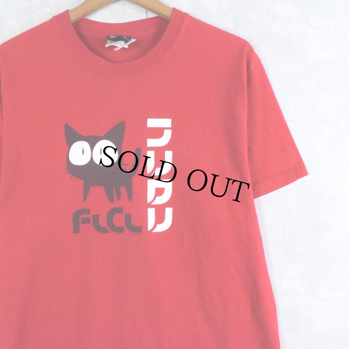 画像1: 90's FLCL アニメプリントTシャツ M (1)
