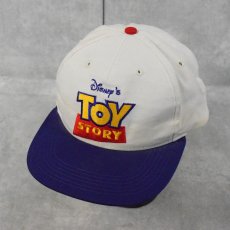 画像1: 90's Disney TOY STORY USA製 映画ロゴ刺繍 スナップバックキャップ ONESIZE (1)