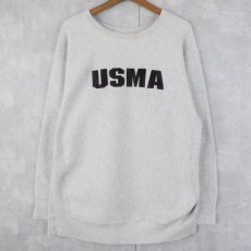 画像1: 90's〜 REVERSE WEAVE TYPE "USMA" プリントスウェット XL (1)