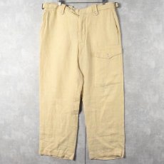 画像1: POLO Ralph Lauren ITALY製 "British Army SAS TYPE" リネンパンツ W28-37 (1)