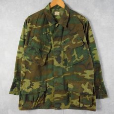 画像1: 60's U.S.ARMY ERDL迷彩 "ブラウンリーフ" ジャングルファティーグジャケット 4th MEDIUM-SHORT (1)