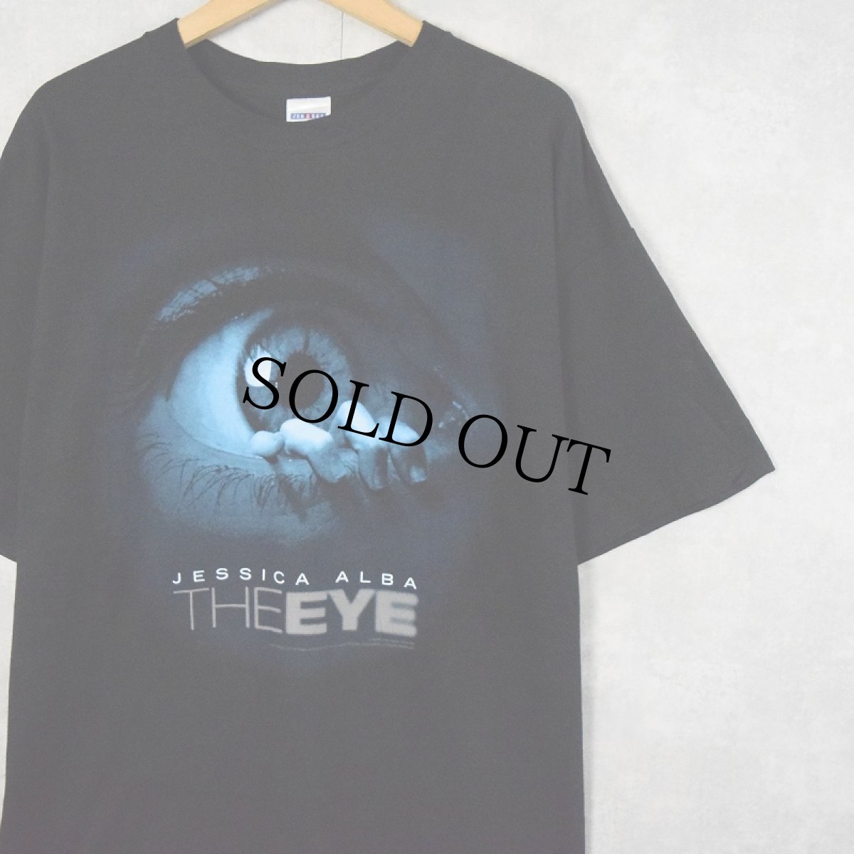 画像1: 2000's THE EYE "JESSICA ALBA" ホラー映画プリントTシャツ DEADSTOCK XL  (1)