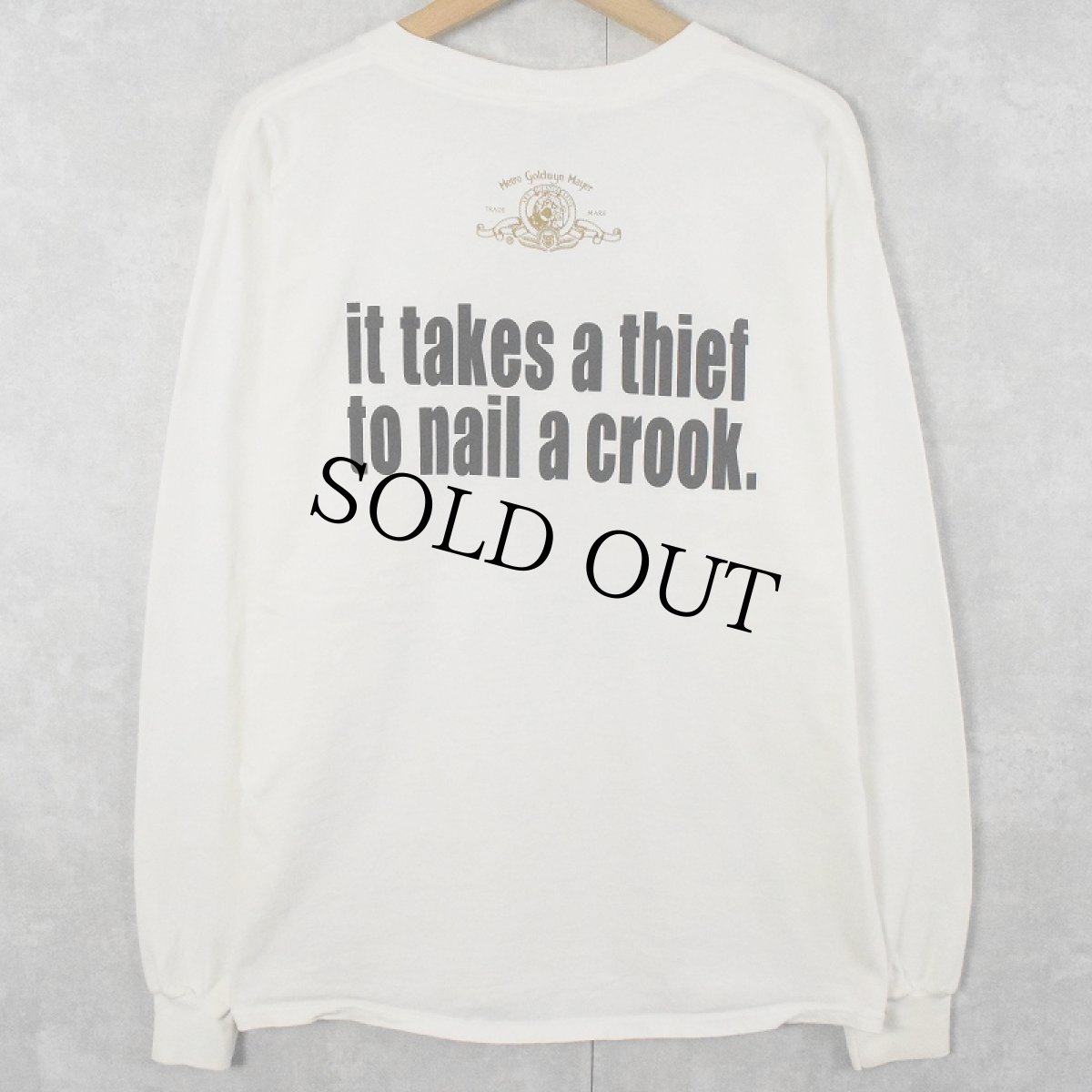 画像2: 2000's What's the Worst That Could Happen? コメディ映画 ロゴプリントロンT L (2)