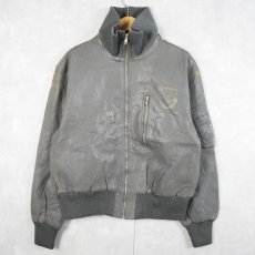 画像1: 民間品 ドイツ軍 フライトレザージャケット SIZE48 (1)