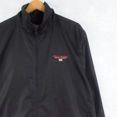 画像1: 90's POLO SPORT Ralph Lauren ポリエステル ドッキングジャケット BLACK M (1)