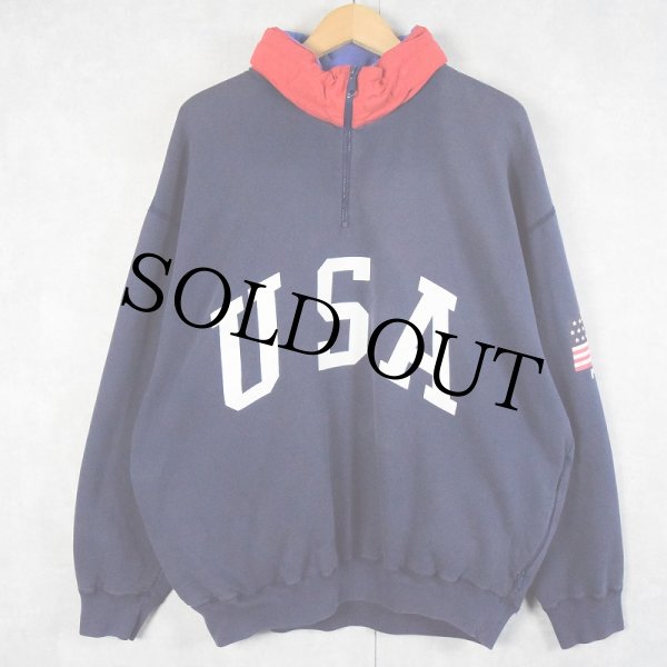 USA 古着 90S ポロバイラルフローレン スウェット トレーナー 星条旗 Polo Ralph Lauren 