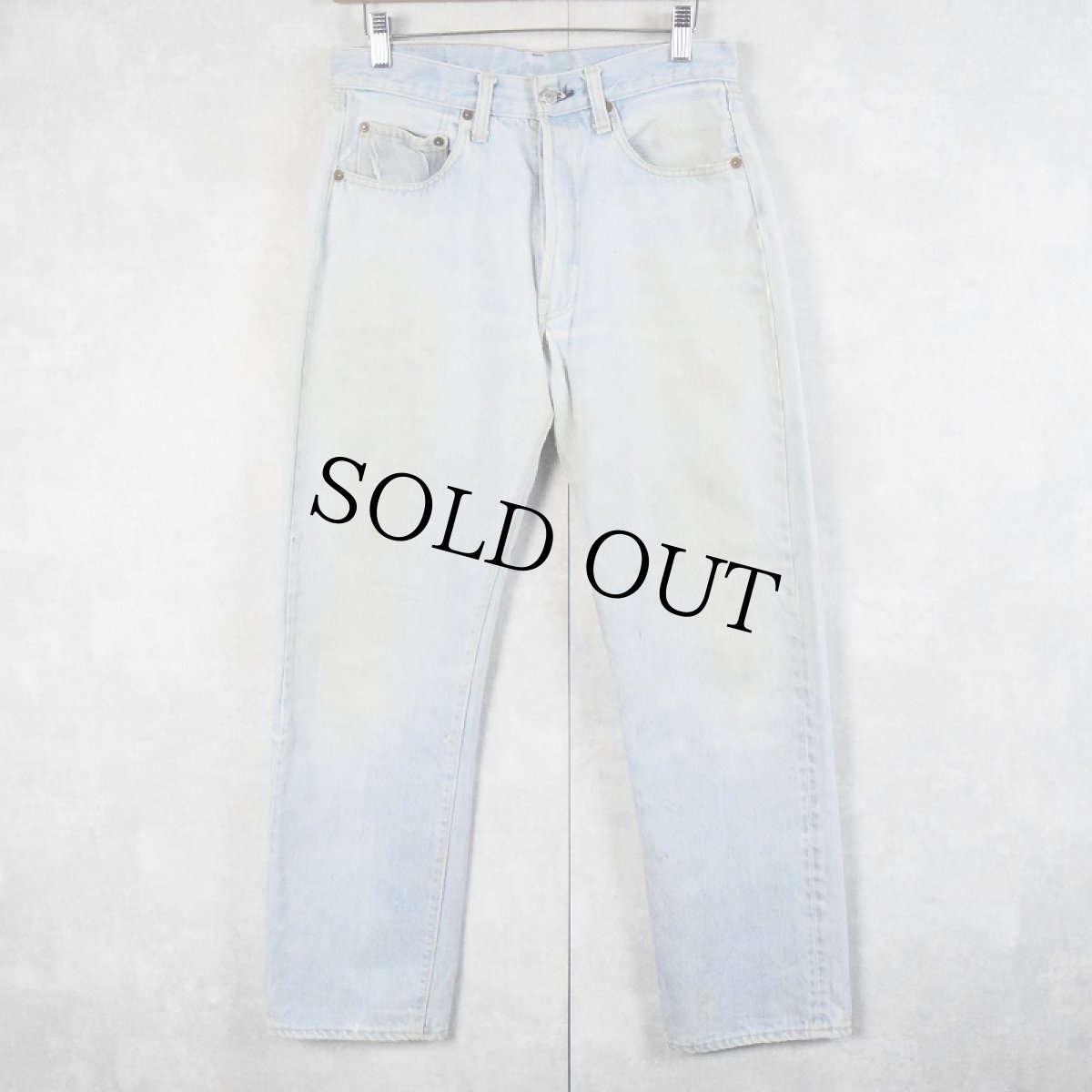画像1: 70's Levi's 501 66後期 デニムパンツ W30 (1)