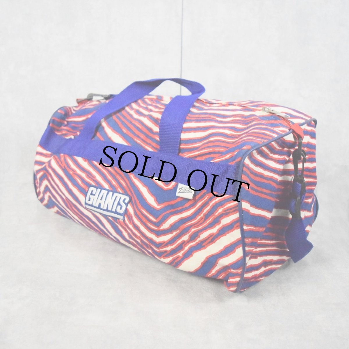 画像1: 【SALE】 90's ZUBAZ USA製 "GIANTS" 総柄 2WAYバッグ (1)