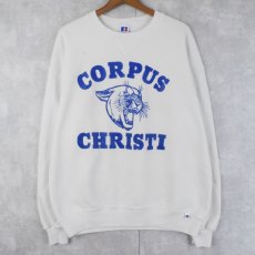 画像1: 90's RUSSEL ATHELETIC USA製 "CORPUS CHRISTI" プリントスウェット XL (1)