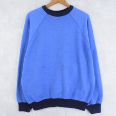 画像1: 60's THE SWEATSHIRTS COMPANY USA製 無地 ラグランスリーブスウェット XL (1)