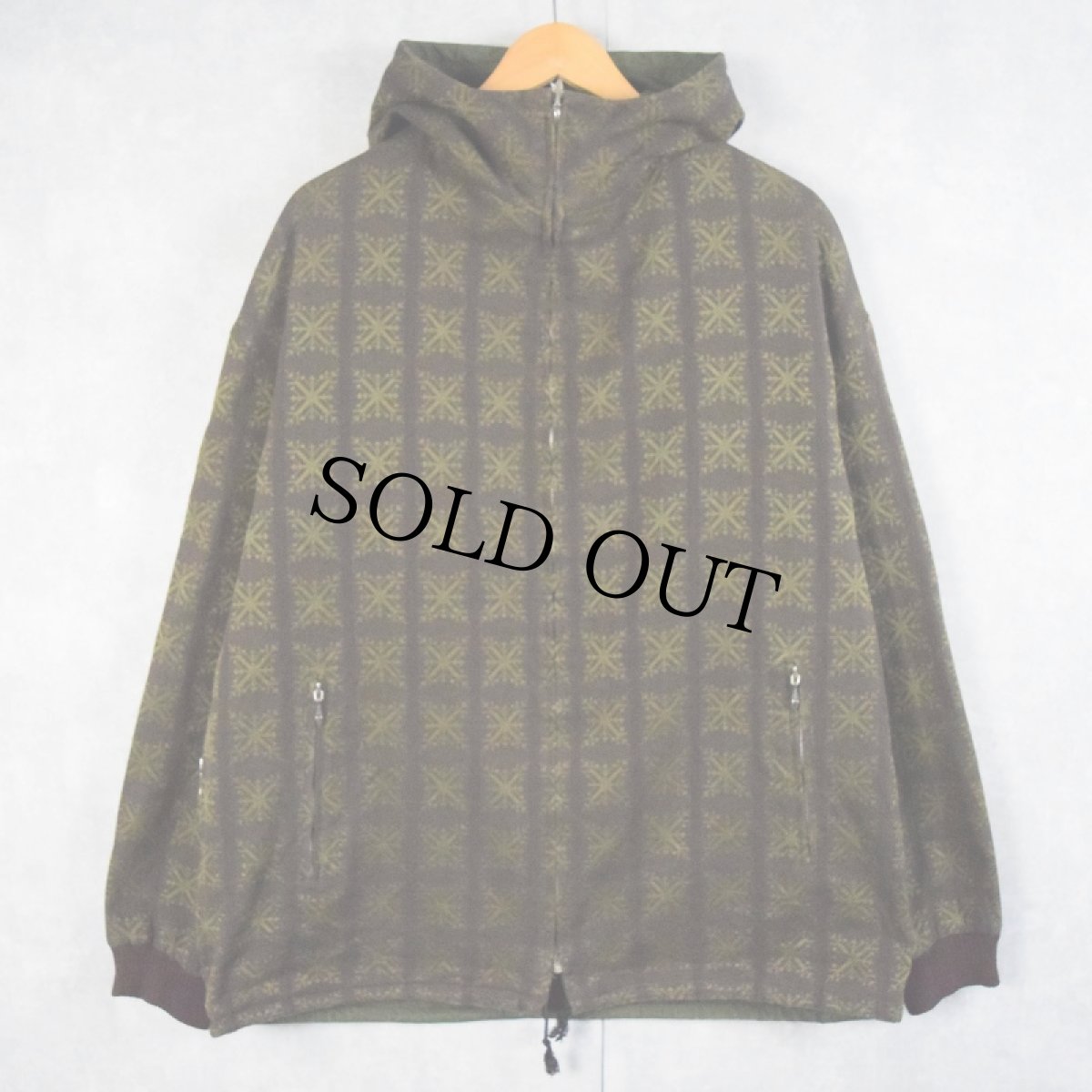 画像2: EURO Abel リバーシブル フルジップパーカー SIZE54 (2)