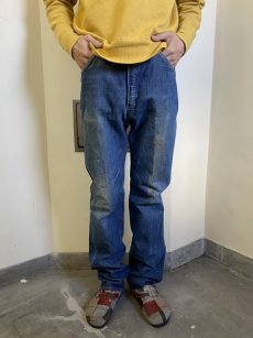 画像2: 50's Wrangler 11MWZ 縦ベル デニムパンツ W33 (2)