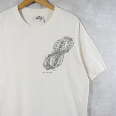 画像2: 90's M.C.Escher USA製 "メビウスの帯" 騙し絵アートTシャツ L (2)