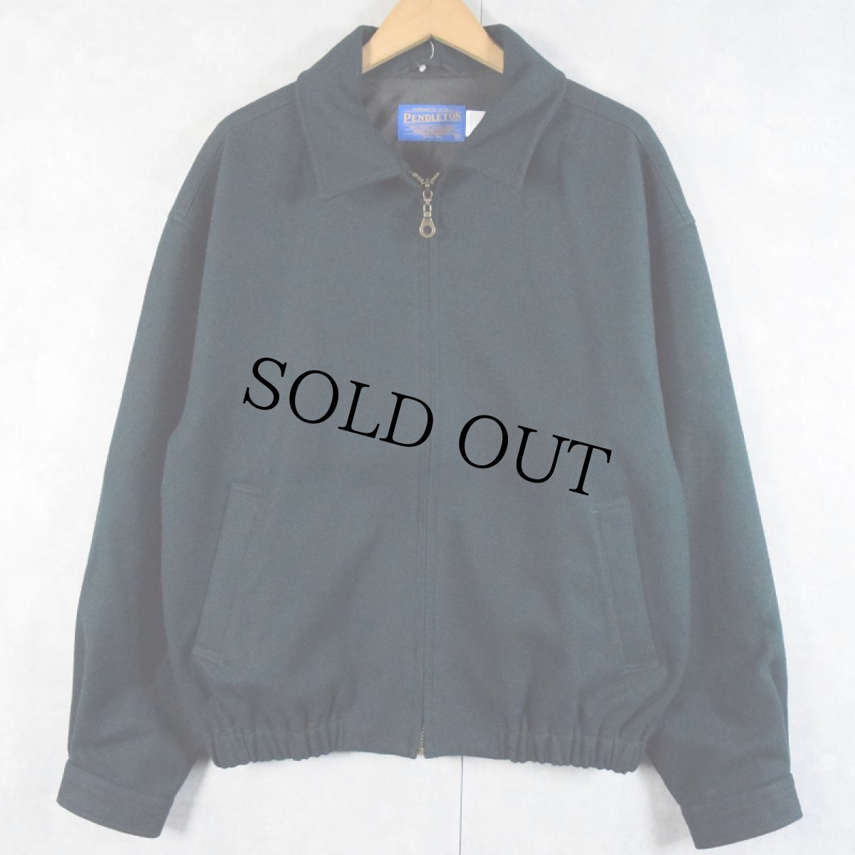 画像1: 90's〜 PENDLETON USA製 ウールジャケット GREEN M (1)