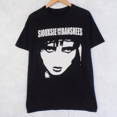 画像1: SIOUXSIE & THE BANSHEES ロックバンド フェイスプリントTシャツ BLACK (1)