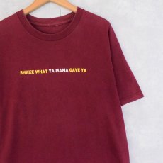 画像1: FATBOY SLIM "SHAKE WHAT YA MAMA GAVE YA" ビッグビートミュージシャン/DJ プリントTシャツ (1)