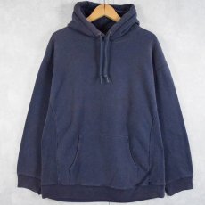 画像1: GAP REVERSE WEAVE TYPE 無地スウェットフーディー L (1)