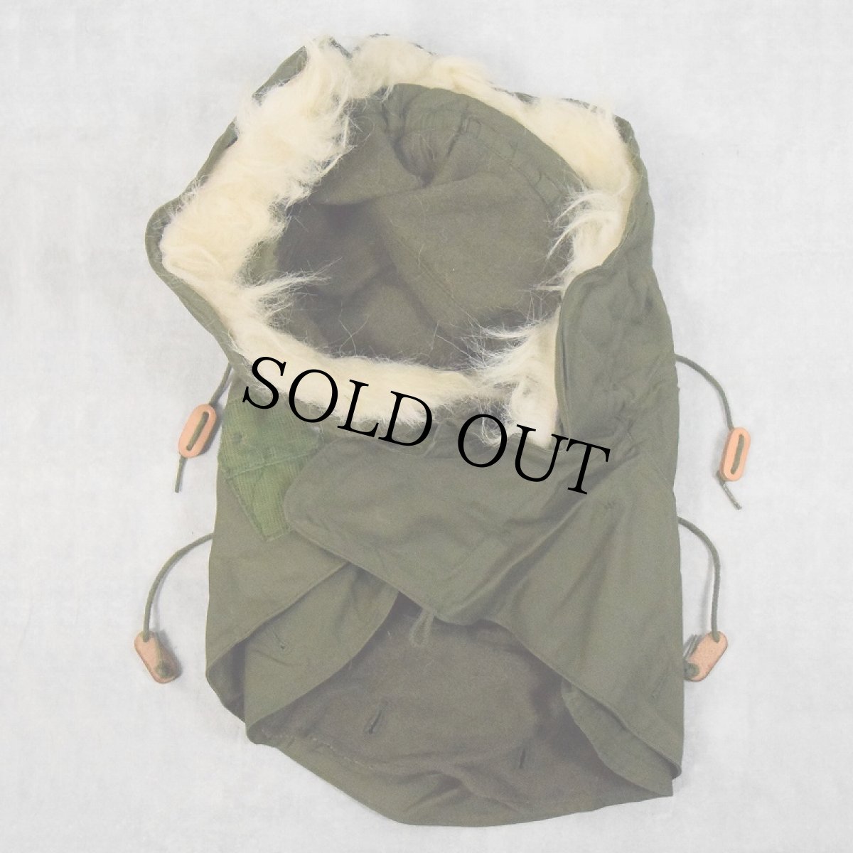 画像2: 80's U.S.ARMY M-65 モッズコート ライナー&フード付き DEADSTOCK XS (2)