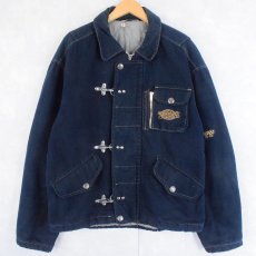 画像1: GERMANI ITALY製 ファイヤーマンジャケット NAVY L (1)