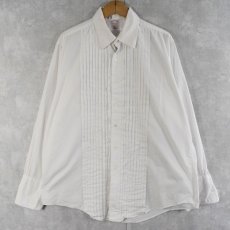 画像1: 90's BROOKS BROTHERS USA製 プリーツドレスシャツ SIZE16 1/2-3 (1)