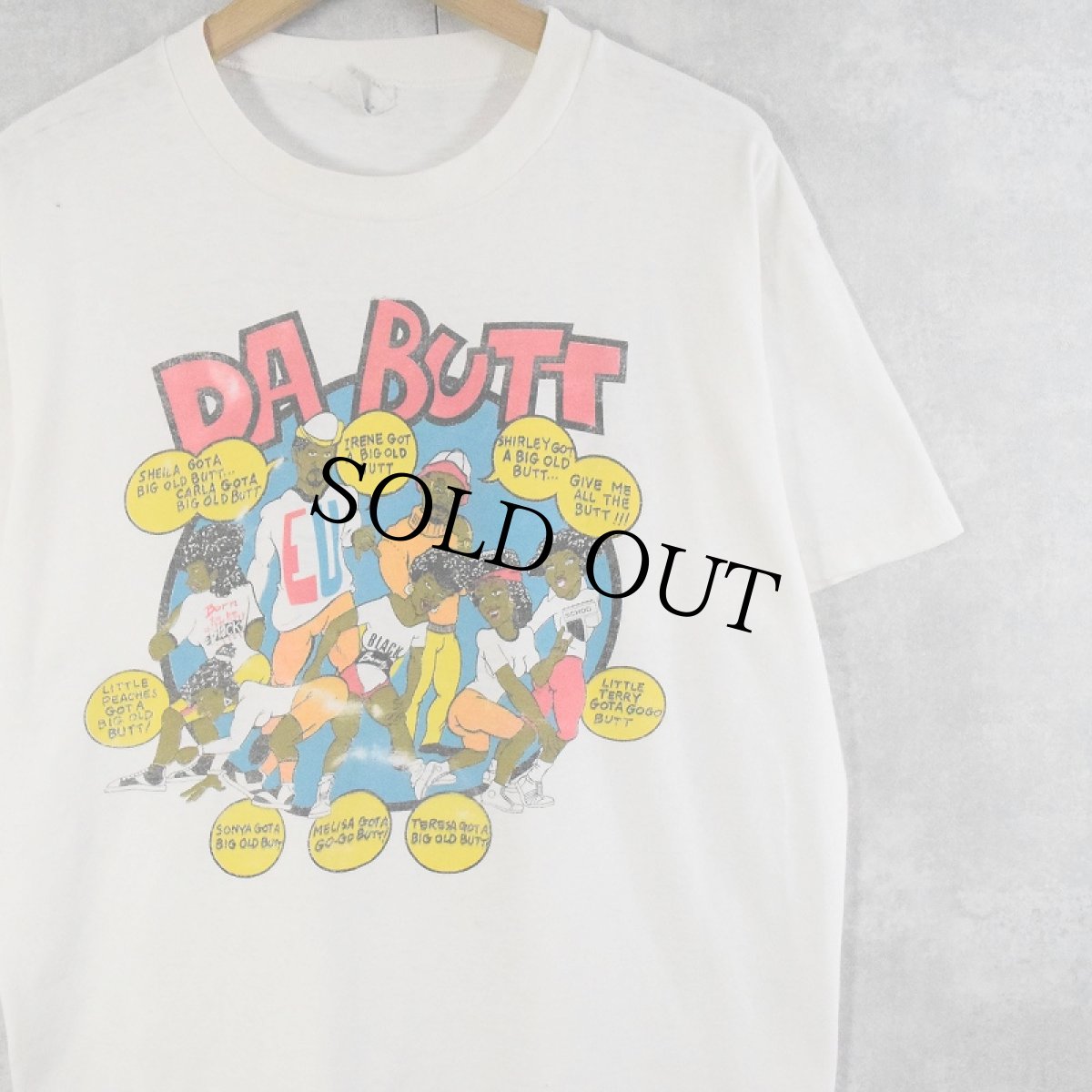 画像1: 80's〜 E.U. "DA BUTT" USA製 "SCHOOL DAZE by SPIKE LEE" サントラプリントTシャツ XL (1)