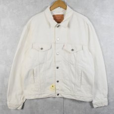 画像1: 90's Levi's 70503 02 ブリーチ加工 デニムジャケット L (1)