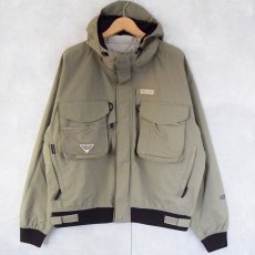 画像1: Columbia PFG ナイロンフィッシングジャケット L (1)