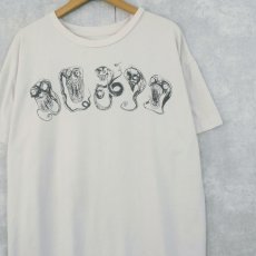 画像1: Billie Eilish ミュージシャンフォトプリントTシャツ (1)