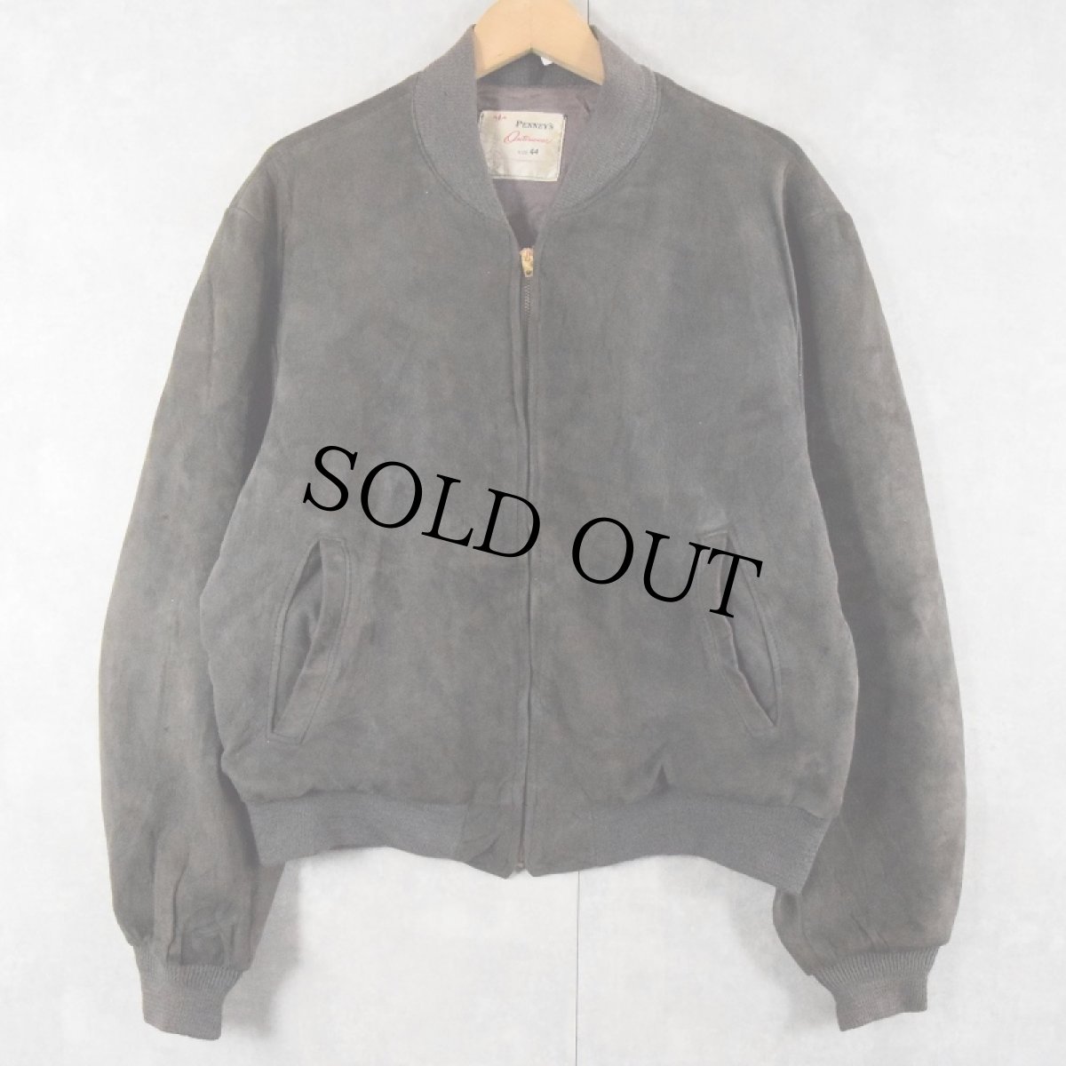 画像1: 60's PENNEY'S Outerwear スエードレザージャケット SIZE44 (1)