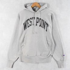 画像1: Champion REVERSE WEAVE "WEST POINT" プリントスウェットフーディ M (1)