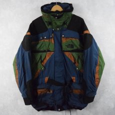 画像1: 90's THE NORTH FACE "GORE-TEX" マルチカラー ナイロンスキージャケット L (1)