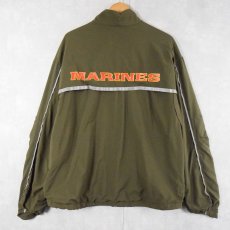 画像1: 2000's NEW BALANCE "USMC" USA製 ランニングジャケット MEDIUM-SHORT (1)