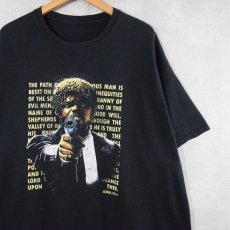 画像1: 映画パロディ ジーザスプリントTシャツ BLACK (1)