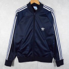 画像1: 80's adidas ATP USA製 トラックジャケット NAVY M (1)