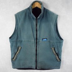 画像1: KAVU USA製 コットンダックベスト S (1)
