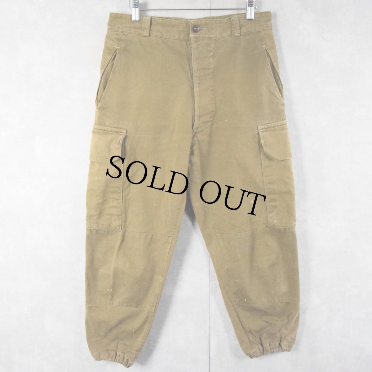 画像1: **【SALE】 60's FRENCH ARMY M-47後期 ヘリンボーンツイル カーゴパンツ W31 (1)