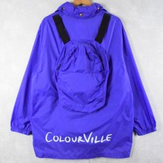 画像1: 90〜2000's COLOURVILLE FOR ALL SEASONS バックパックデザイン パッカブルナイロンパーカー M (1)