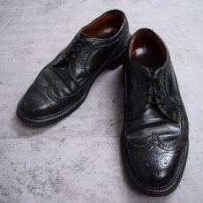 画像2: ウイングチップレザーシューズ BLACK 28cm (2)
