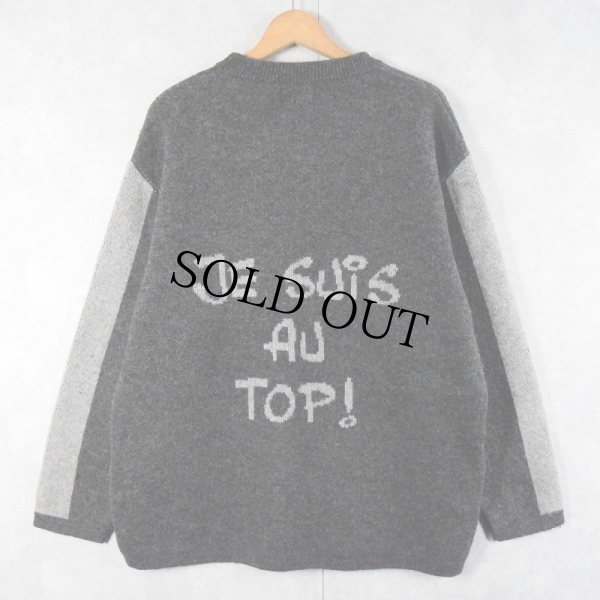 画像2: 2000's GAI-LURON キャラクター ジャガード ユーロスキーニットセーター (2)