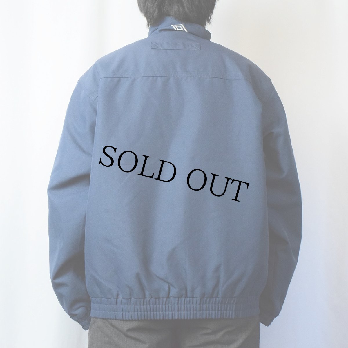 画像3: 90's UMBRO ロゴ刺繍 ジップジャケット NAVY XL (3)