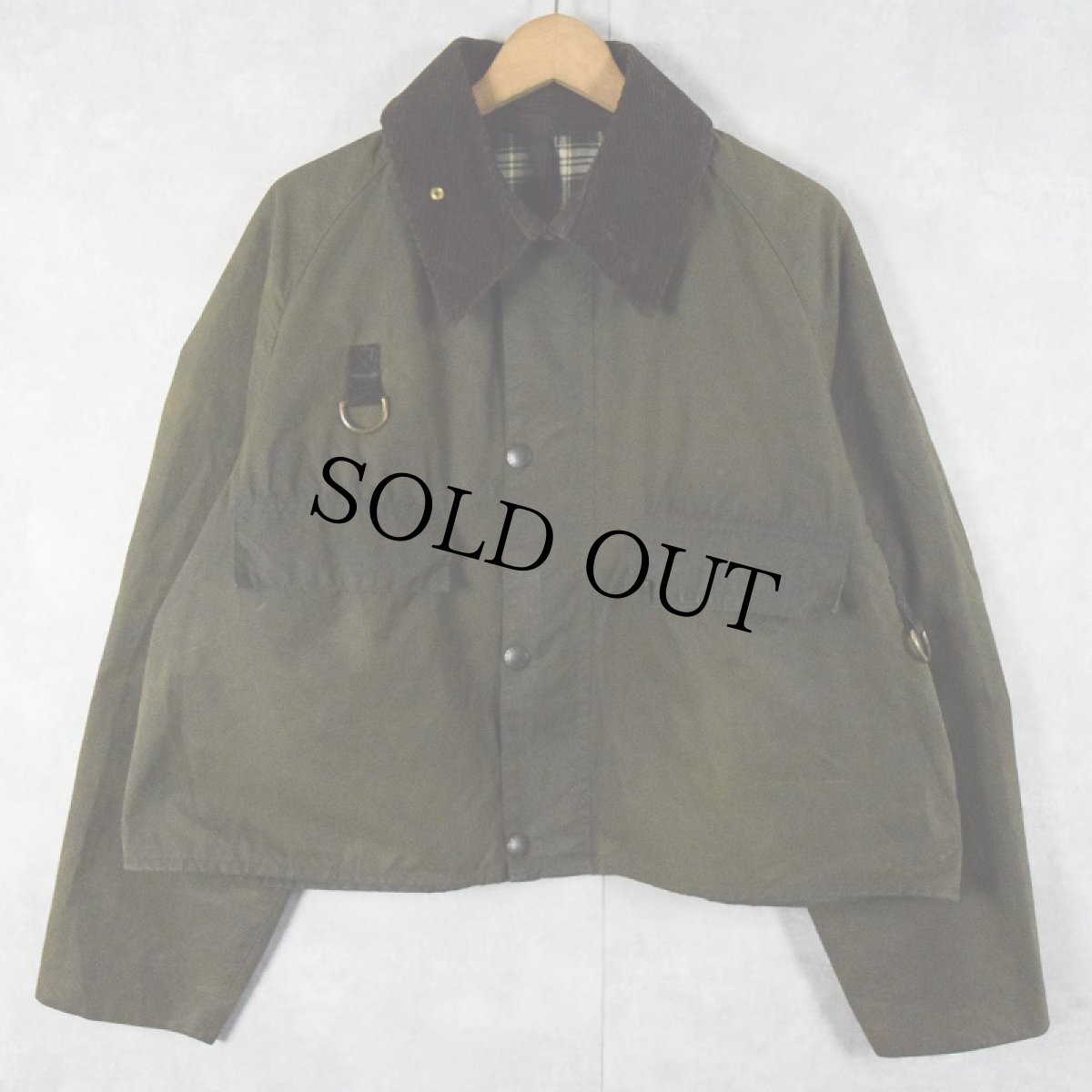 画像1: 90's Barbour ENGLAND製 "SPEY" 3ワラント L (1)